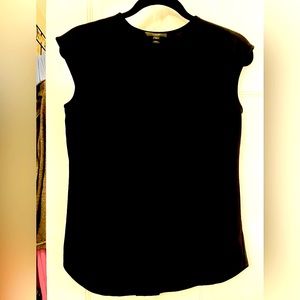 J Crew Black Cap Sleeve Keyhole Neckline Business Casual size 00